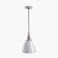 Piccolo Grey Metal Dome Pendant Shade Only.