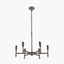 Pacific Lifestyle Lighting Piero Antique Bronze Metal 6 Arm Pendant House of Isabella UK