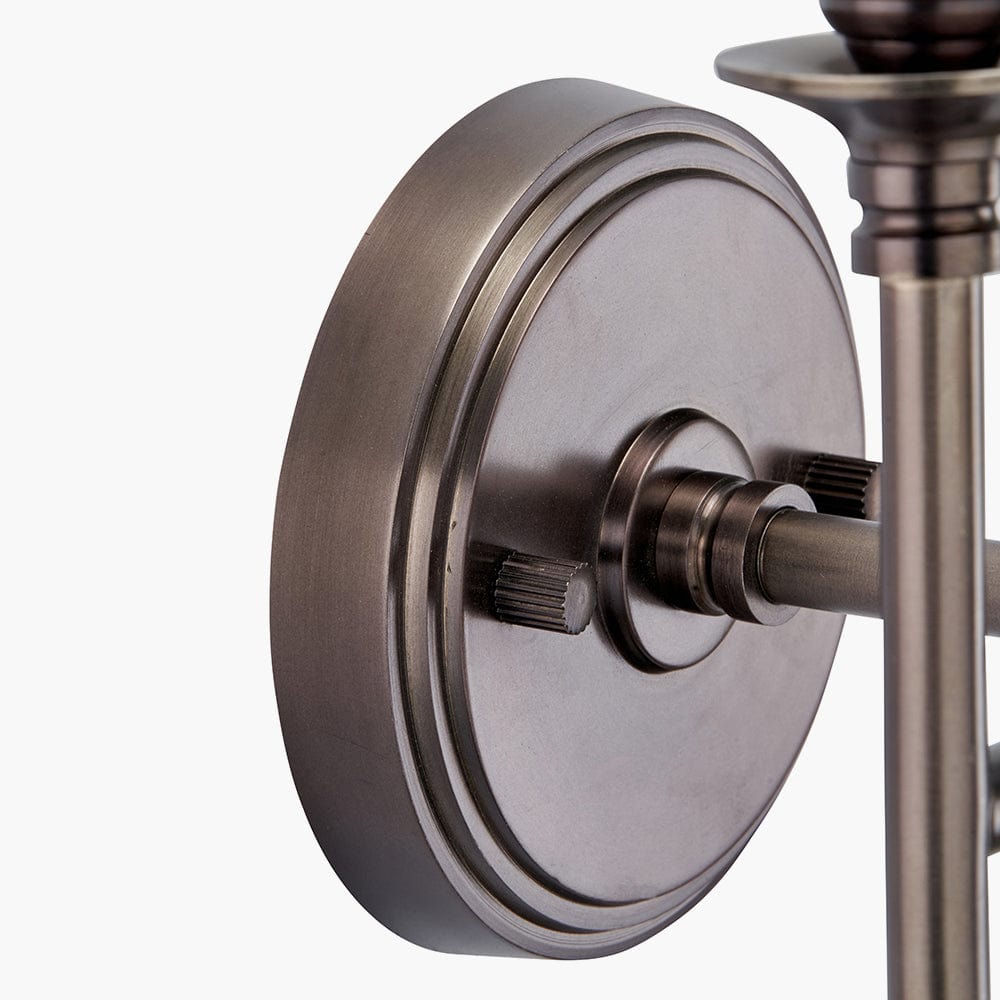 Piero Antique Bronze Metal Double Wall Light.