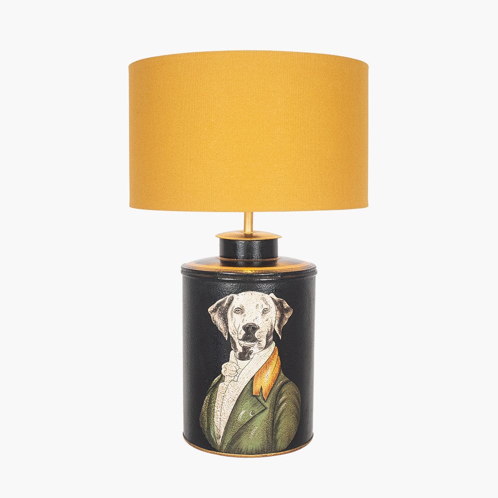 Pointer Black Hand Painted Dog Table Lamp - Base Only.