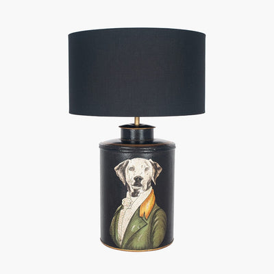 Pacific Lifestyle Lighting Pointer Black Hand Painted Dog Table Lamp - Base Only House of Isabella UK