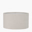 Pacific Lifestyle Lighting Quinn 40cm Slubby Hopsack Cylinder Shade House of Isabella UK