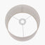 Pacific Lifestyle Lighting Quinn 40cm Slubby Hopsack Cylinder Shade House of Isabella UK