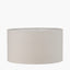 Pacific Lifestyle Lighting Quinn 45cm Slubby Hopsack Cylinder Shade House of Isabella UK