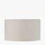 Pacific Lifestyle Lighting Quinn 50cm Slubby Hopsack Cylinder Shade House of Isabella UK
