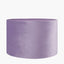 Rene 30cm Lilac Velvet Cylinder Lampshade.