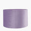 Rene 30cm Lilac Velvet Cylinder Lampshade.