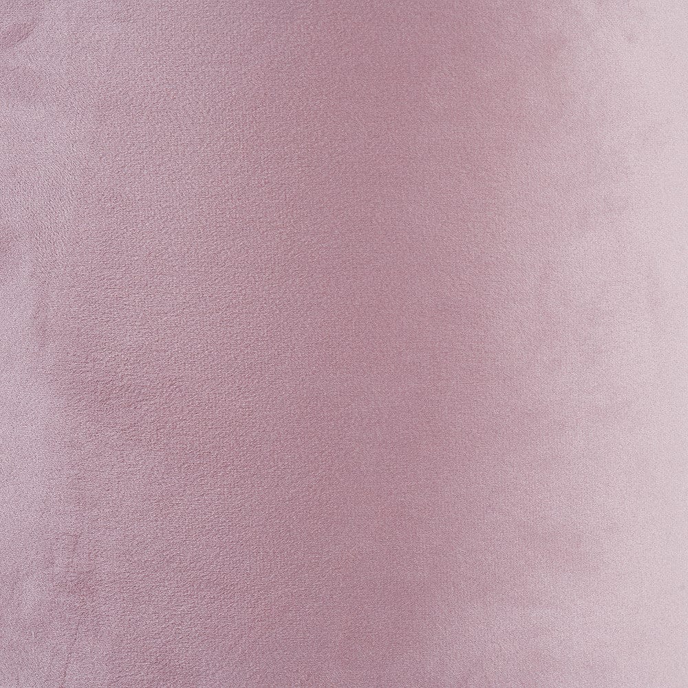 Rene 40cm Blush Velvet Cylinder Lampshade.