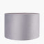 Pacific Lifestyle Lighting Rene 40cm Light Grey Velvet Cylinder Lampshade House of Isabella UK
