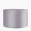 Pacific Lifestyle Lighting Rene 40cm Light Grey Velvet Cylinder Lampshade House of Isabella UK