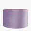 Pacific Lifestyle Lighting Rene 45cm Lilac Velvet Cylinder Lampshade House of Isabella UK