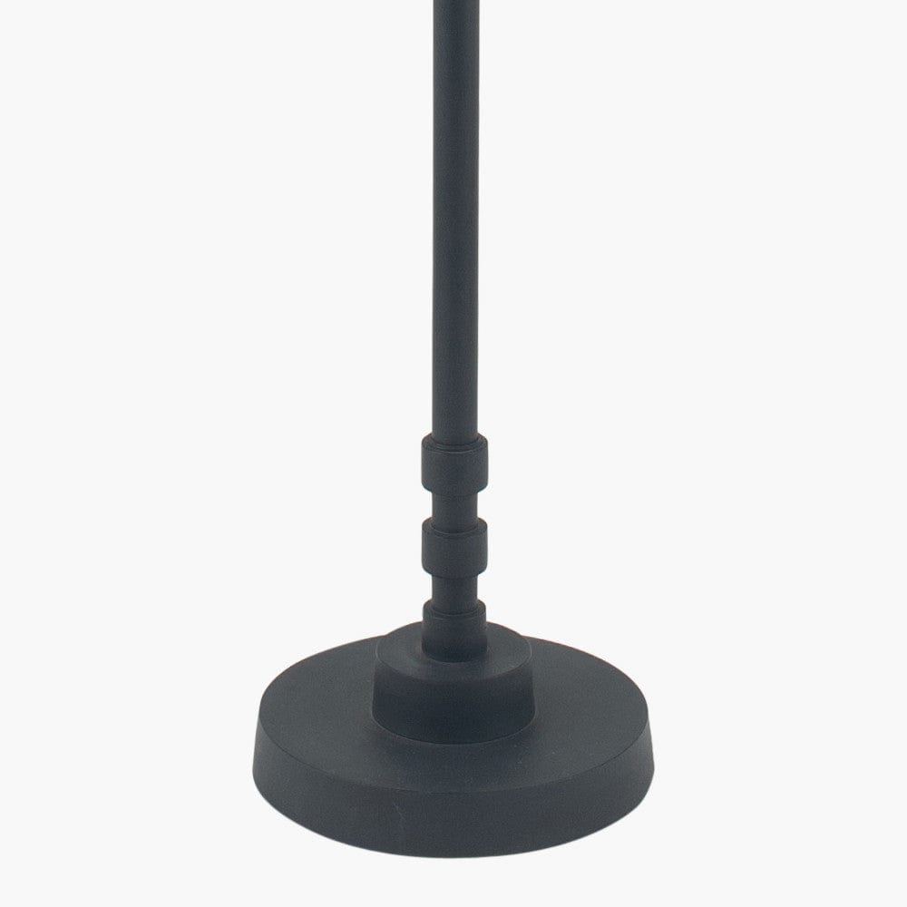 Pacific Lifestyle Lighting Rhode Matt Black Stick Floor Lamp Base - Base Only House of Isabella UK