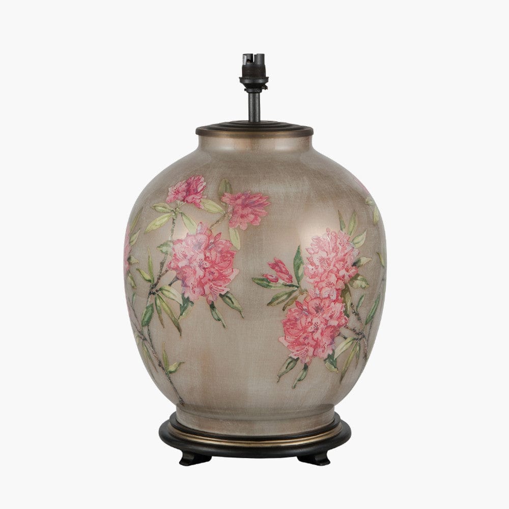 Rhododendron Large Glass Table Lamp.