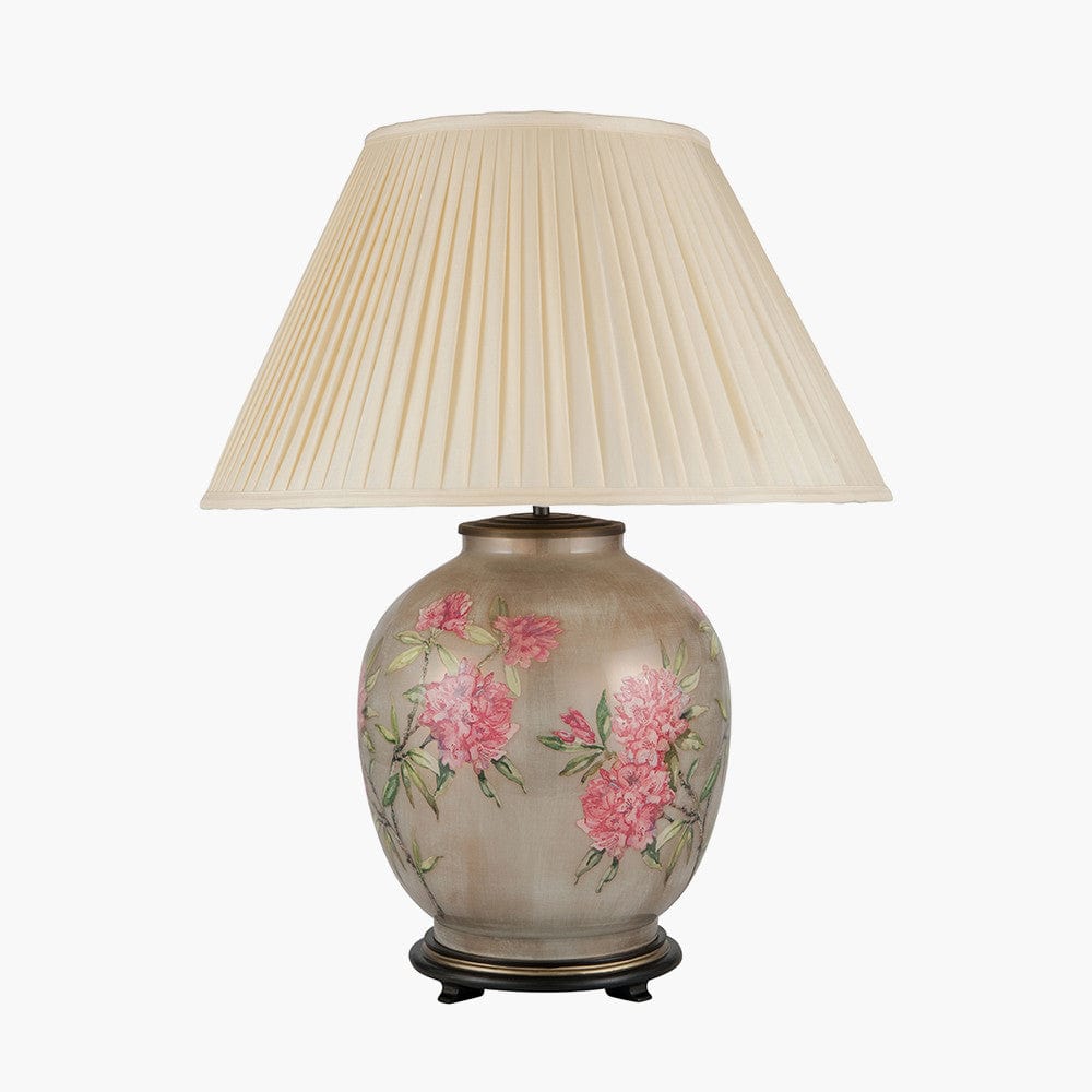Rhododendron Large Glass Table Lamp.