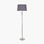 Pacific Lifestyle Lighting Salvatore Antique Silver Metal Floor Lamp Base House of Isabella UK