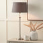 Pacific Lifestyle Lighting Salvatore Antique Silver Metal Table Lamp Base House of Isabella UK