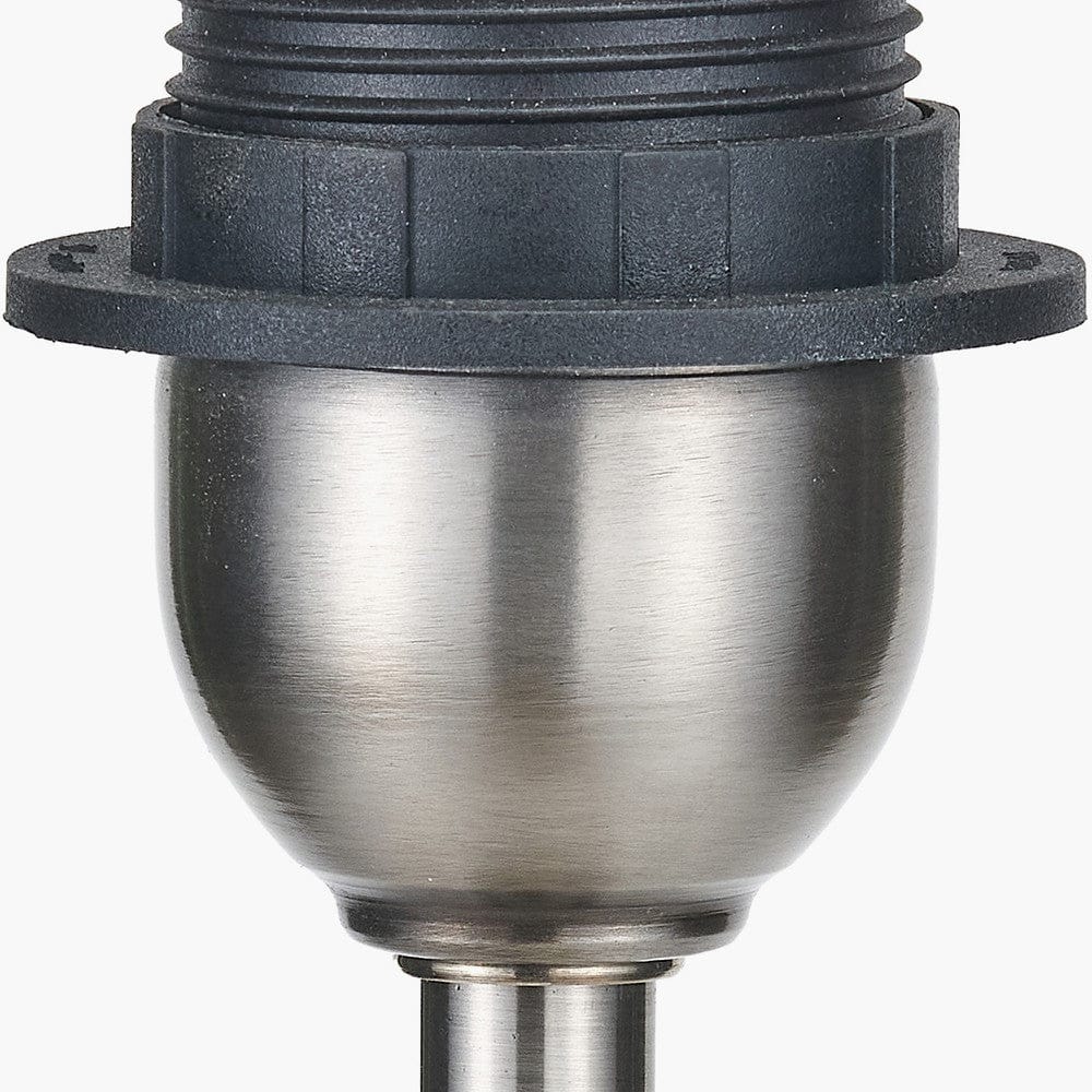 Pacific Lifestyle Lighting Salvatore Antique Silver Metal Table Lamp Base House of Isabella UK