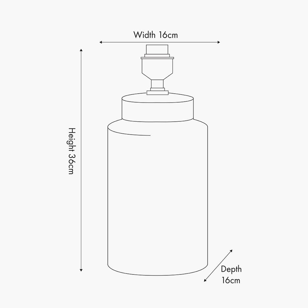 Samara Blue and White Aztec Pattern Ceramic Table Lamp.