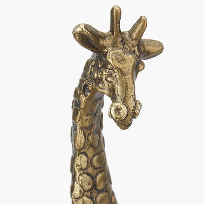 Pacific Lifestyle Lighting Savanna Antique Brass Metal Giraffe Table Lamp House of Isabella UK