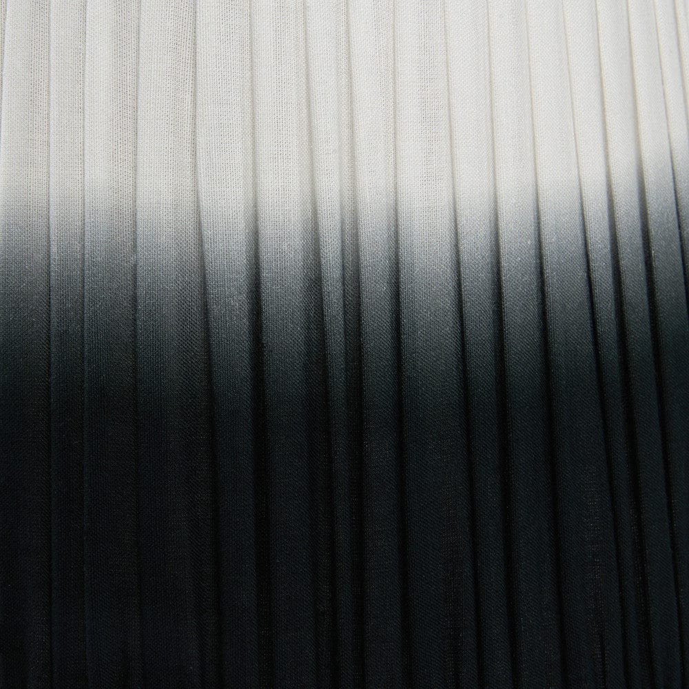 Scallop 40cm Black Ombre Soft Pleated Tapered Shade.