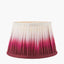 Scallop 40cm Red Ombre Soft Pleated Tapered Shade.