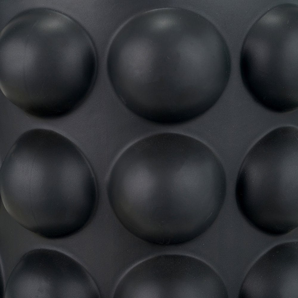 Serenity Black Bobbled Ceramic Large Table Lamp Base.