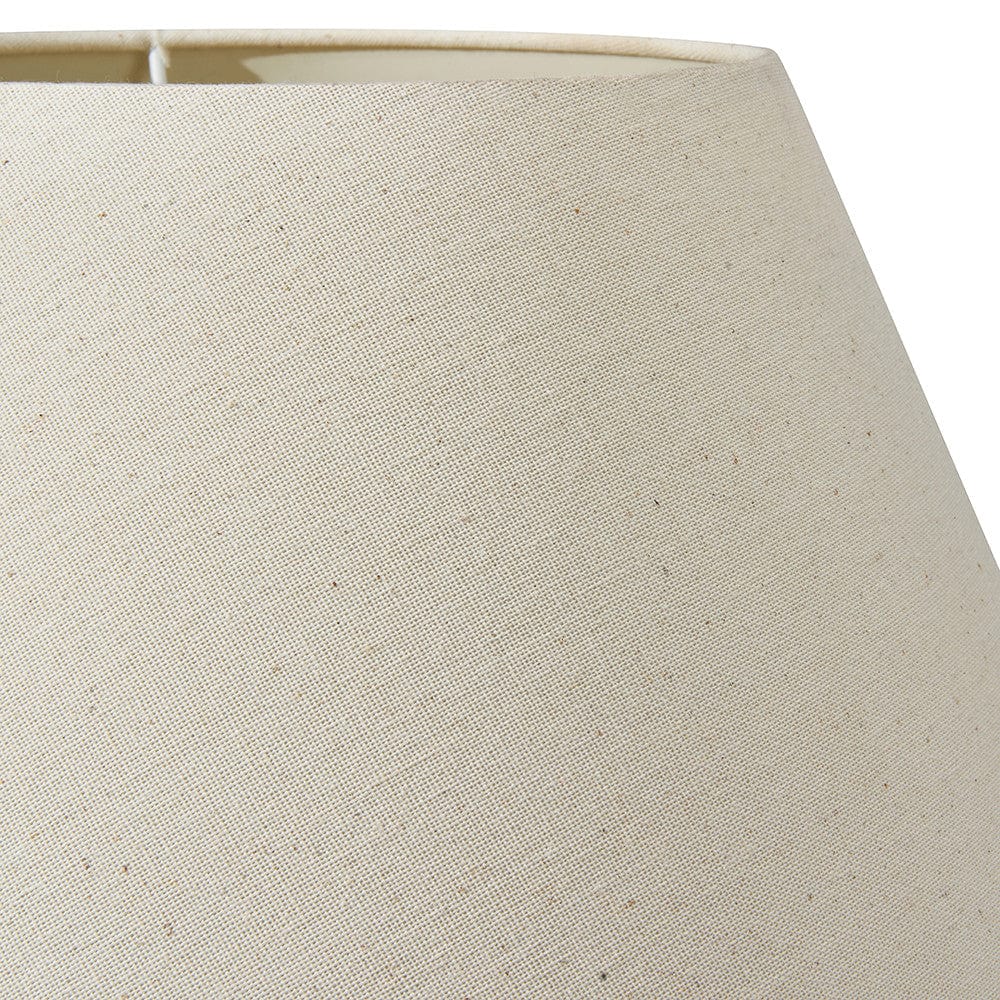 Pacific Lifestyle Lighting Seychelles 40cm Cream Linen Empire Cylinder Shade House of Isabella UK