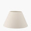 Pacific Lifestyle Lighting Seychelles 60cm Cream Slubby Cotton Empire Lampshade House of Isabella UK