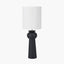 Pacific Lifestyle Lighting Sloane Black Contemporary Ceramic Table Lamp House of Isabella UK