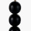 Pacific Lifestyle Lighting Sofia Black and Gold Enamel 3 Ball Table Lamp Base House of Isabella UK