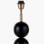 Pacific Lifestyle Lighting Sofia Black and Gold Enamel 3 Ball Table Lamp Base House of Isabella UK