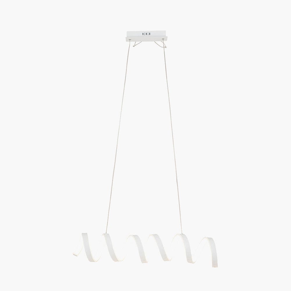 Solaris Grey Spiral Electrified Pendant.