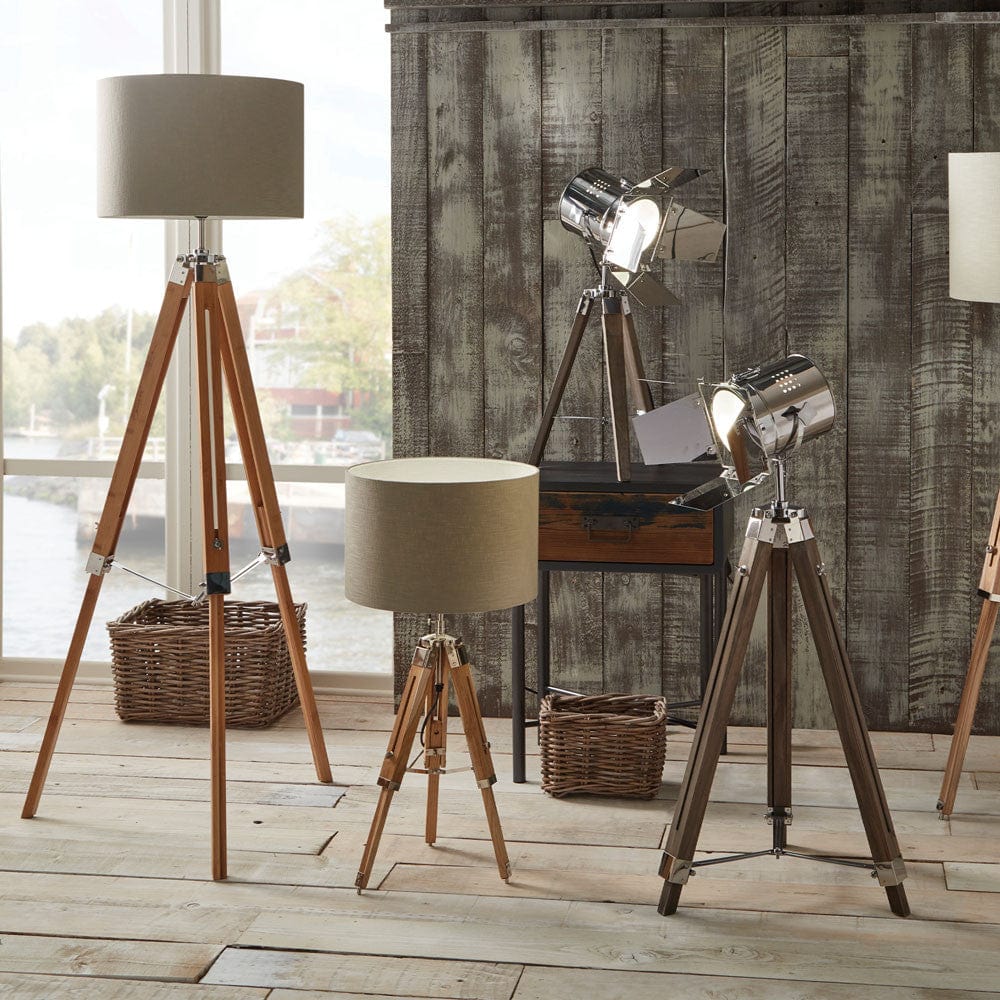 Pacific Lifestyle Lighting Sumba Bamboo Tripod Floor Lamp - Base Only House of Isabella UK