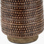 Pacific Lifestyle Lighting Theano Dot Design Brown Glaze Tall Table Lamp Base House of Isabella UK