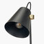 Theia Black and Brushed Brass Task Table Lamp.