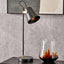 Theia Black and Brushed Brass Task Table Lamp.