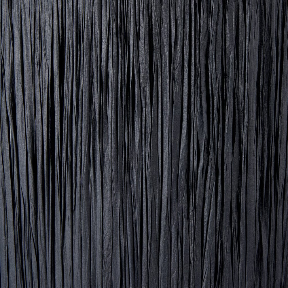 Tilia 45cm Black Raffia Cylinder Shade.