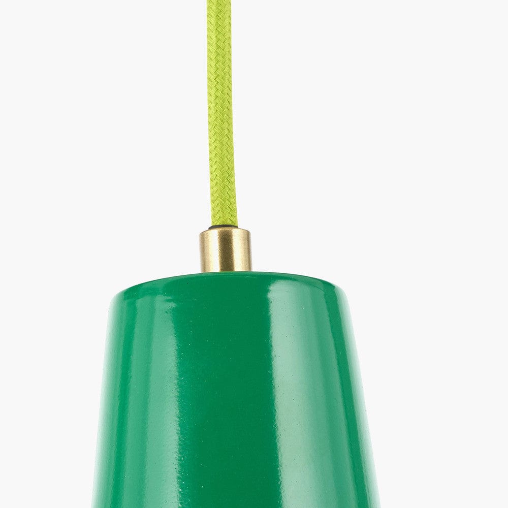 Tortona Ceiling Pendant Emerald.