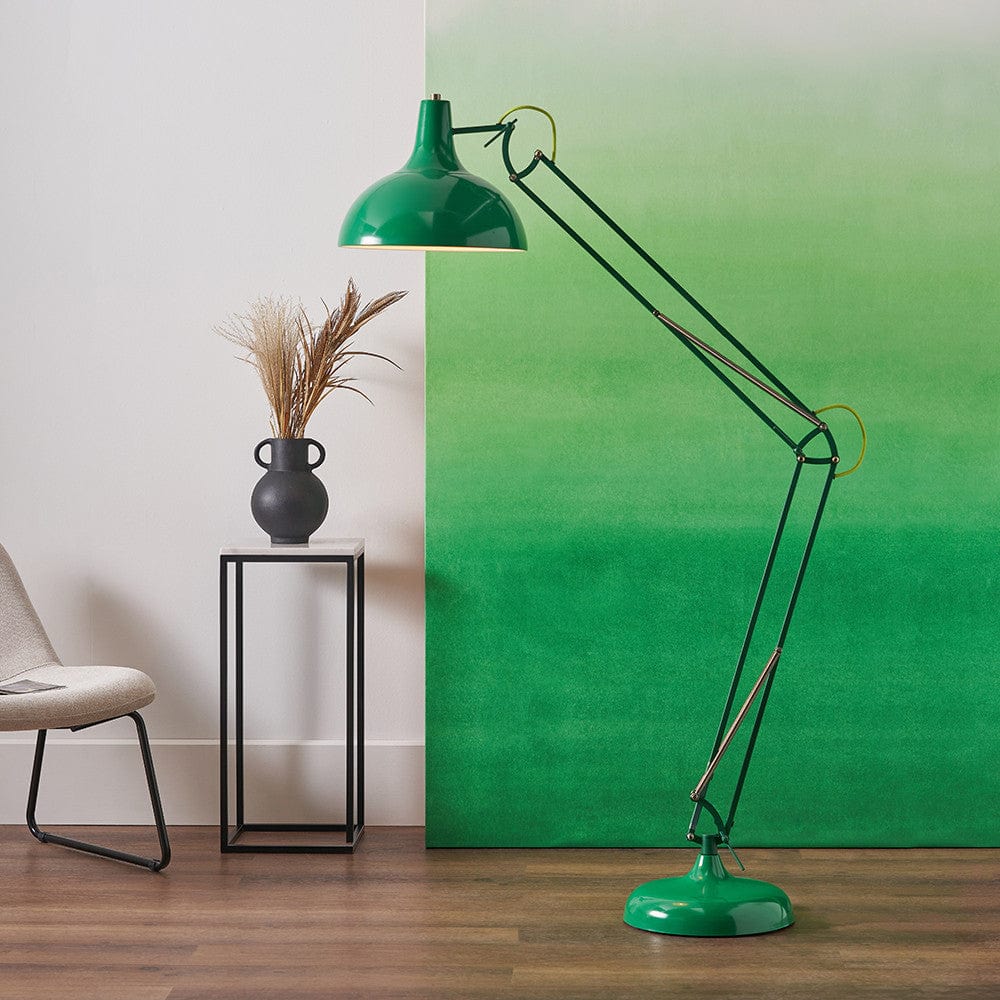 Pacific Lifestyle Lighting Tortona Floor Lamp Emerald House of Isabella UK
