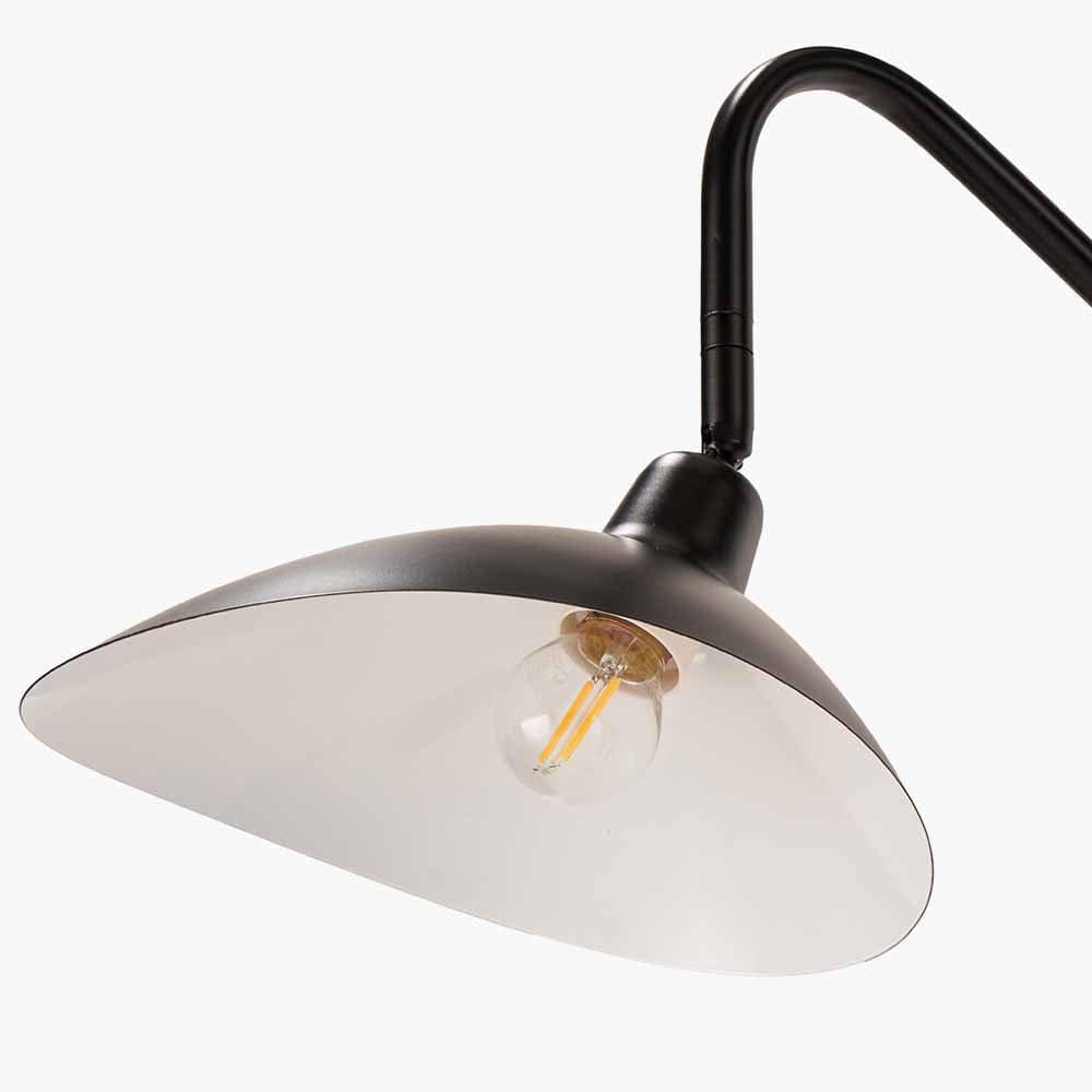 Toulon Black Metal Task Floor Lamp.