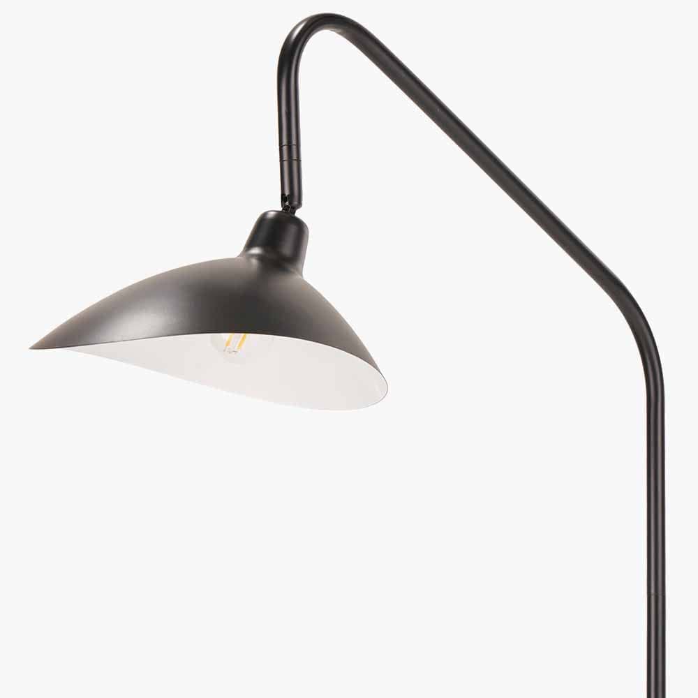 Toulon Black Metal Task Floor Lamp.