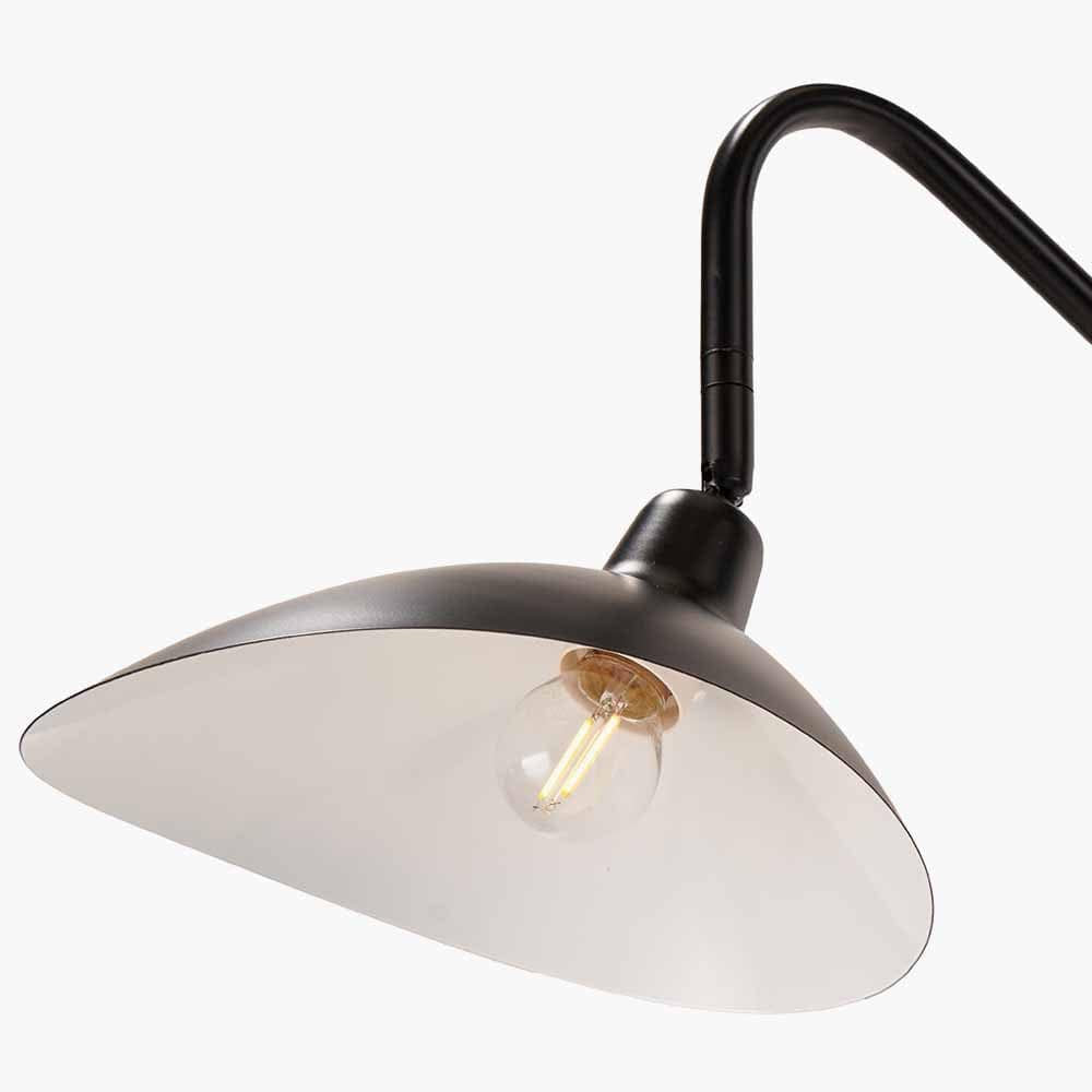 Toulon Black Metal Task Floor Lamp.