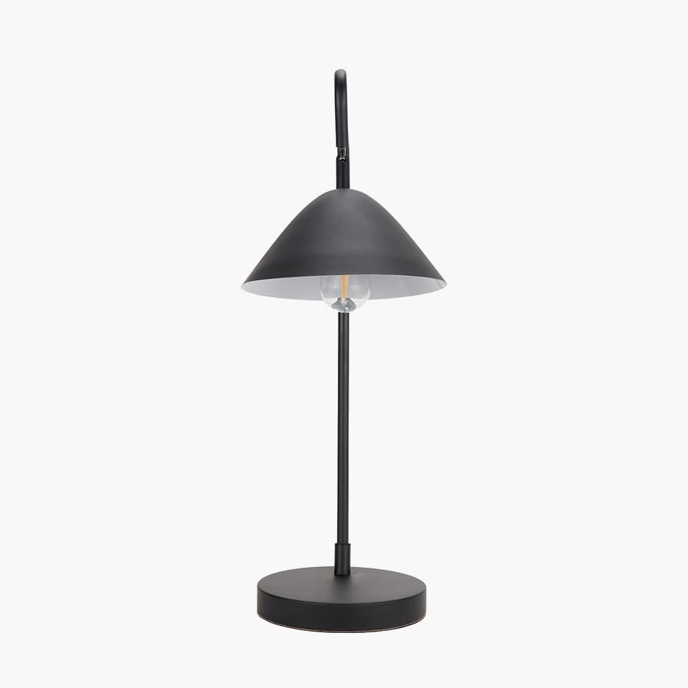 Toulon Black Metal Task Table Lamp.
