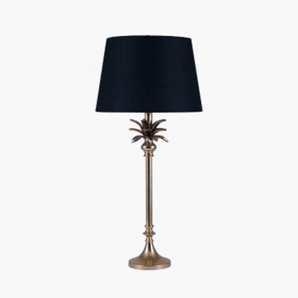 Pacific Lifestyle Lighting Trafalgar Gold Metal Palm Tree Table Lamp House of Isabella UK