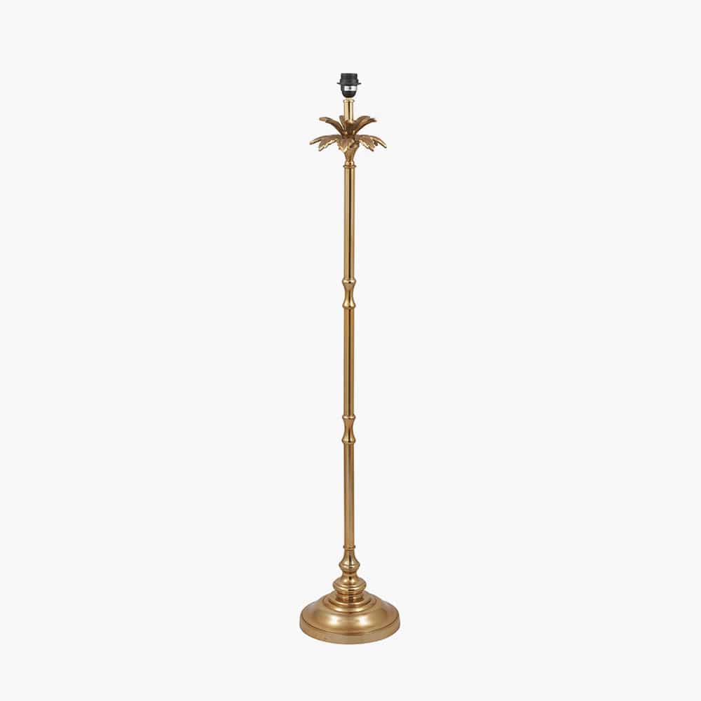 Pacific Lifestyle Lighting Trafalgar Gold Palm Tree Stick Floor Lamp House of Isabella UK