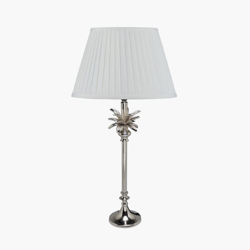 Trafalgar Nickel Metal Palm Tree Table Lamp Base.