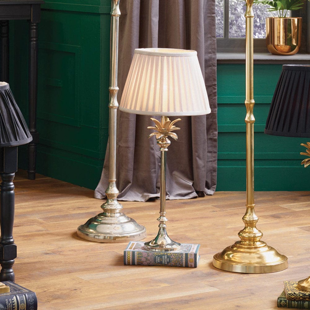 Trafalgar Nickel Metal Palm Tree Table Lamp Base.