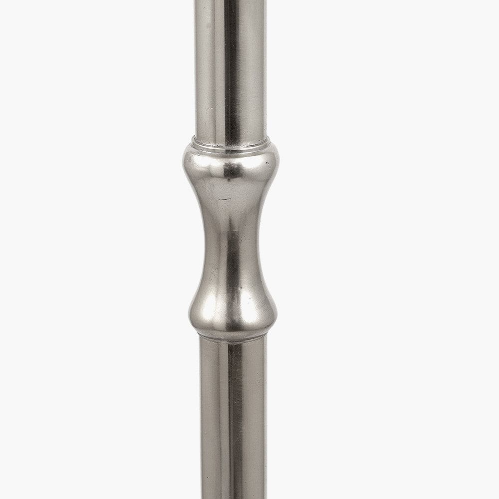 Trafalgar Nickel Palm Tree Floor Lamp Base Only.