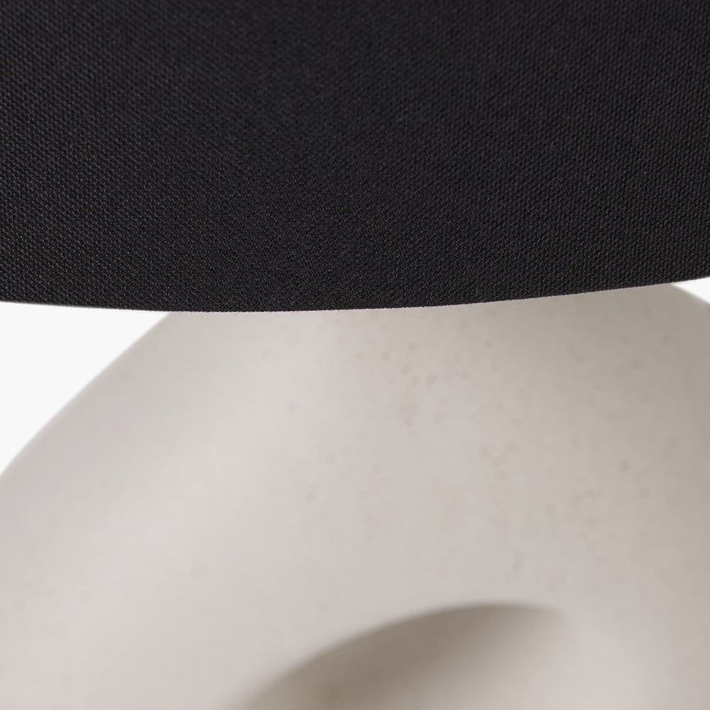 Ulla Monochrome Organic Ceramic Table Lamp.