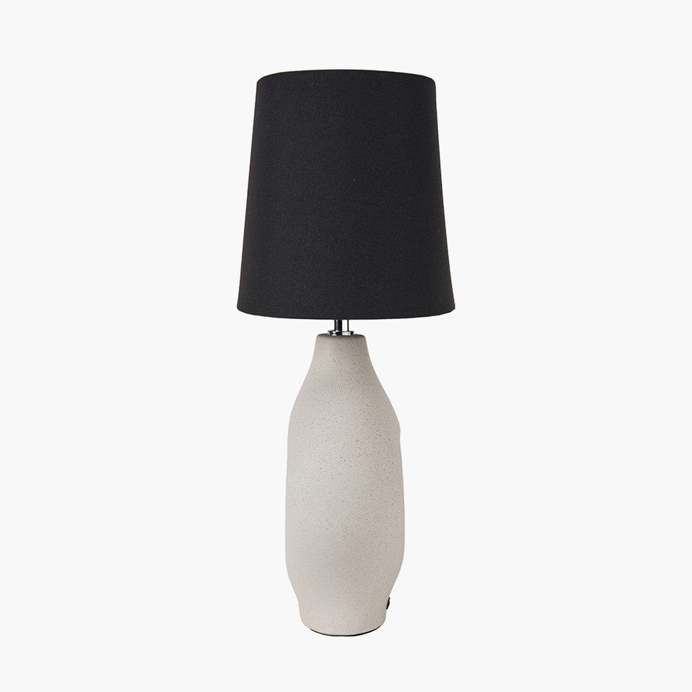 Ulla Monochrome Organic Ceramic Table Lamp.